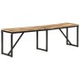 Massivholz-Mangoholz-Bank 160x35x46 cm von vidaXL, Bänke für Hallen und Lager - Ref: Foro24-351683, Preis: 143,65 €, Rabatt: %