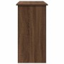 Escritorio de madera de ingeniería roble marrón 80x40x75 cm