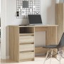 Escritorio de madera de ingeniería roble Sonoma 102x50x75 cm