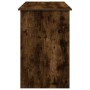 Escritorio de madera de ingeniería roble ahumado 102x50x75 cm
