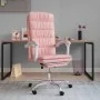Silla de oficina reclinable cuero sintético rosa de vidaXL, Sillas de oficina - Ref: Foro24-349657, Precio: 112,97 €, Descuen...