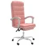 Silla de oficina reclinable cuero sintético rosa de vidaXL, Sillas de oficina - Ref: Foro24-349657, Precio: 112,97 €, Descuen...