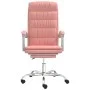 Silla de oficina reclinable cuero sintético rosa de vidaXL, Sillas de oficina - Ref: Foro24-349657, Precio: 112,97 €, Descuen...