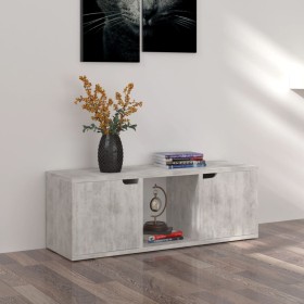 TV-Schrank aus Betonwerkstoff, 88,5 x 27,5 x 30,5 cm von vidaXL, TV-Möbel - Ref: Foro24-338175, Preis: 50,82 €, Rabatt: %