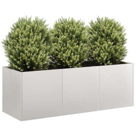 Jardinera 120x40x40 cm acero inoxidable en Maceteros y jardineras | Comprar online en Foro24