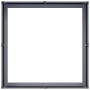 Jardinera acero gris antracita 80x80x30 cm