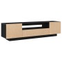 Gabinete de TV Negro 160 x 35 x 40 cm Madera contrachapada