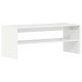Mueble de TV madera contrachapada blanco brillante 100x40x40 cm en Muebles TV | Comprar online en Foro24
