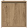 Mesitas de noche de pared 2 uds roble artisan 38x34x40 cm