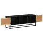 Mueble de TV madera maciza de mango y hierro 110x30x40 cm von vidaXL, TV-Möbel - Ref: Foro24-353889, Preis: 237,28 €, Rabatt: %