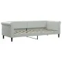 Sofa bed with light gray velvet mattress 80x200 cm by vidaXL, Beds and slatted bases - Ref: Foro24-3197740, Price: 308,07 €, ...