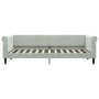 Schlafsofa mit hellgrauer Samtmatratze 80x200 cm von vidaXL, Betten und Lattenroste - Ref: Foro24-3197740, Preis: 313,33 €, R...