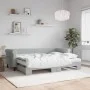 Sofá cama nido con colchón terciopelo gris claro 80x200 cm de vidaXL, Camas y somieres - Ref: Foro24-3197788, Precio: 429,42 ...