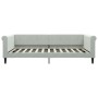 Sofa bed with light gray velvet mattress 100x200 cm by vidaXL, Beds and slatted bases - Ref: Foro24-3197754, Price: 344,12 €,...