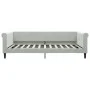 Sofa bed with light gray velvet mattress 100x200 cm by vidaXL, Beds and slatted bases - Ref: Foro24-3197754, Price: 374,58 €,...