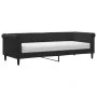 Sofá cama con colchón terciopelo negro 80x200 cm de vidaXL, Camas y somieres - Ref: Foro24-3197744, Precio: 312,07 €, Descuen...