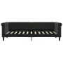 Sofá cama con colchón terciopelo negro 80x200 cm de vidaXL, Camas y somieres - Ref: Foro24-3197744, Precio: 312,07 €, Descuen...