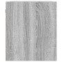 Mesillas de noche de pared 2 uds gris Sonoma 38x34x40 cm