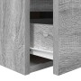 Mesillas de noche de pared 2 uds gris Sonoma 38x34x40 cm