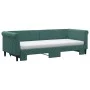 Trundle sofa bed with dark green velvet mattress 80x200 cm by vidaXL, Beds and slatted bases - Ref: Foro24-3197790, Price: 42...
