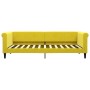 Schlafsofa mit gelber Samtmatratze 90x200 cm von vidaXL, Betten und Lattenroste - Ref: Foro24-3197752, Preis: 310,05 €, Rabat...