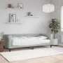 Sofá cama con colchón terciopelo gris claro 90x200 cm de vidaXL, Camas y somieres - Ref: Foro24-3197747, Precio: 332,19 €, De...