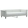 Sofa bed with light gray velvet mattress 90x200 cm by vidaXL, Beds and slatted bases - Ref: Foro24-3197747, Price: 330,50 €, ...