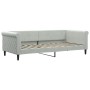 Schlafsofa mit hellgrauer Samtmatratze 90x200 cm von vidaXL, Betten und Lattenroste - Ref: Foro24-3197747, Preis: 322,45 €, R...