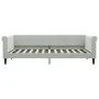 Sofa bed with light gray velvet mattress 90x200 cm by vidaXL, Beds and slatted bases - Ref: Foro24-3197747, Price: 330,50 €, ...