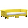 Trundle sofa bed with yellow velvet mattress 90x200 cm by vidaXL, Beds and slatted bases - Ref: Foro24-3197800, Price: 443,62...