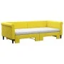 Trundle sofa bed with yellow velvet mattress 90x200 cm by vidaXL, Beds and slatted bases - Ref: Foro24-3197800, Price: 437,12...