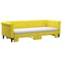Ausziehbares Schlafsofa mit Schubladen aus gelbem Samt, 80 x 200 cm von vidaXL, Betten und Lattenroste - Ref: Foro24-3197793,...