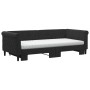 Ausziehbares Schlafsofa mit schwarzer Samtmatratze 90x200 cm von vidaXL, Betten und Lattenroste - Ref: Foro24-3197799, Preis:...