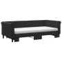 Trundle sofa bed with black velvet mattress 90x200 cm by vidaXL, Beds and slatted bases - Ref: Foro24-3197799, Price: 445,85 ...