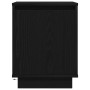 Mesillas de noche con luces LED 2 uds negro 38x34x50 cm