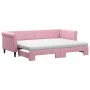 Sofá cama nido con colchón terciopelo rosa 80x200 cm de vidaXL, Camas y somieres - Ref: Foro24-3197791, Precio: 429,15 €, Des...