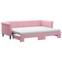 Sofá cama nido con colchón terciopelo rosa 80x200 cm de vidaXL, Camas y somieres - Ref: Foro24-3197791, Precio: 427,06 €, Des...