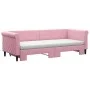 Sofá cama nido con colchón terciopelo rosa 80x200 cm de vidaXL, Camas y somieres - Ref: Foro24-3197791, Precio: 429,15 €, Des...