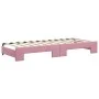 Sofá cama nido con colchón terciopelo rosa 80x200 cm de vidaXL, Camas y somieres - Ref: Foro24-3197791, Precio: 429,15 €, Des...