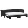 Trundle sofa bed with black velvet mattress 80x200 cm by vidaXL, Beds and slatted bases - Ref: Foro24-3197792, Price: 427,36 ...