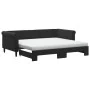 Sofá cama nido con colchón terciopelo negro 90x190 cm de vidaXL, Camas y somieres - Ref: Foro24-3197810, Precio: 406,75 €, De...