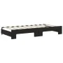Sofá cama nido con colchón terciopelo negro 90x190 cm de vidaXL, Camas y somieres - Ref: Foro24-3197810, Precio: 406,75 €, De...