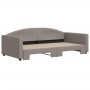 Sofá cama nido tela gris taupe 100x200 cm de vidaXL, Camas y somieres - Ref: Foro24-3197196, Precio: 280,16 €