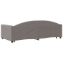Ausziehbares Schlafsofa, taupegrauer Stoff, 100 x 200 cm von vidaXL, Betten und Lattenroste - Ref: Foro24-3197196, Preis: 266...