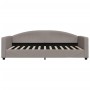Ausziehbares Schlafsofa, taupegrauer Stoff, 100 x 200 cm von vidaXL, Betten und Lattenroste - Ref: Foro24-3197196, Preis: 266...