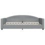Trundle sofa bed light gray fabric 100x200 cm by vidaXL, Beds and slatted bases - Ref: Foro24-3197193, Price: 259,44 €, Disco...