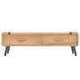 TV-Möbel aus massivem Tannenholz 110x33x35 cm von vidaXL, TV-Möbel - Ref: Foro24-339299, Preis: 104,68 €, Rabatt: %
