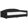 Sofa bed with black fabric mattress 100x200 cm by vidaXL, Beds and slatted bases - Ref: Foro24-3197177, Price: 341,70 €, Disc...