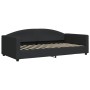 Sofa bed with black fabric mattress 100x200 cm by vidaXL, Beds and slatted bases - Ref: Foro24-3197177, Price: 341,70 €, Disc...