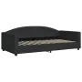 Sofa bed with black fabric mattress 100x200 cm by vidaXL, Beds and slatted bases - Ref: Foro24-3197177, Price: 372,00 €, Disc...